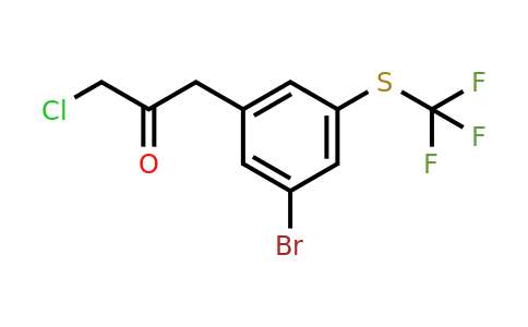 1806515-40-1 | 1-(3-Bromo-5-(trifluoromethylthio)phenyl)-3-chloropropan-2-one