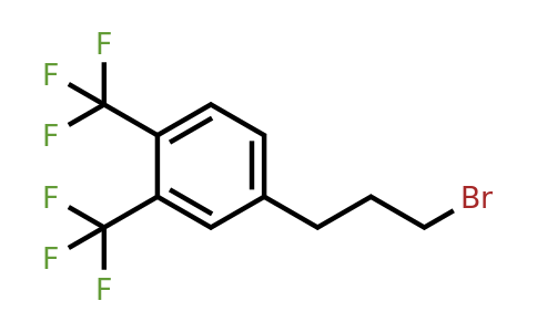 1806529-86-1 | 3,4-Bis(trifluoromethyl)(3-bromopropyl)benzene