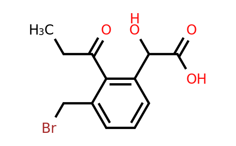 1806542-14-2 | 3-(Bromomethyl)-2-propionylmandelic acid