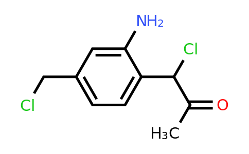 1806549-15-4 | 1-(2-Amino-4-(chloromethyl)phenyl)-1-chloropropan-2-one