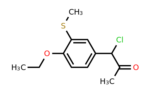 1806556-07-9 | 1-Chloro-1-(4-ethoxy-3-(methylthio)phenyl)propan-2-one