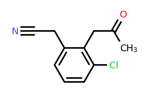 1806579-68-9 | 3-Chloro-2-(2-oxopropyl)phenylacetonitrile