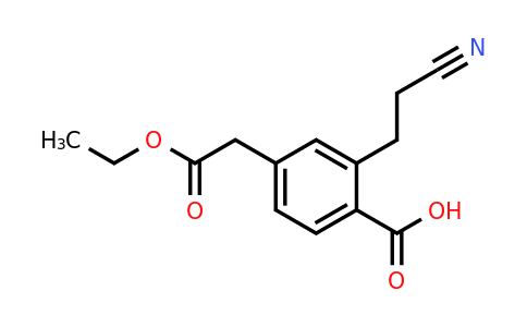 1806584-26-8 | Ethyl 4-carboxy-3-(2-cyanoethyl)phenylacetate