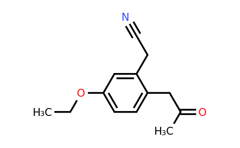 1806614-64-1 | 5-Ethoxy-2-(2-oxopropyl)phenylacetonitrile