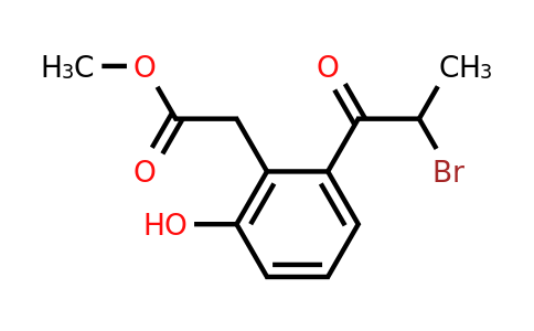 1806620-93-8 | Methyl 2-(2-bromopropanoyl)-6-hydroxyphenylacetate