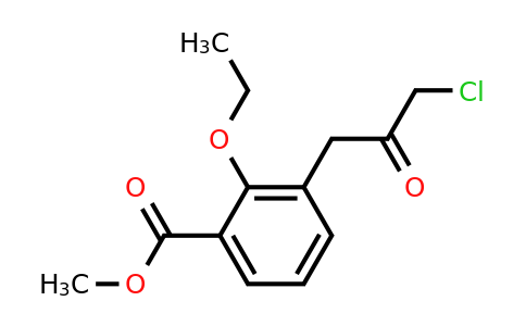1806626-23-2 | Methyl 3-(3-chloro-2-oxopropyl)-2-ethoxybenzoate