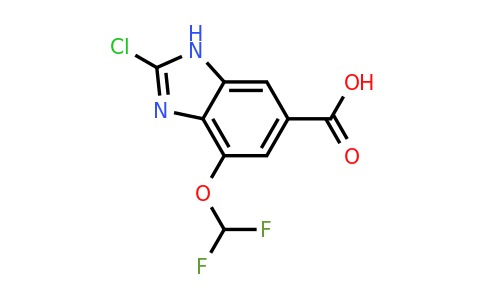 1806631-84-4 | Ácido 2-cloro-4-difluorometoxi-1H-benzimidazol-6-carboxílico