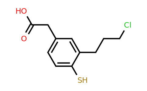 1806654-63-6 | 3-(3-Chloropropyl)-4-mercaptophenylacetic acid