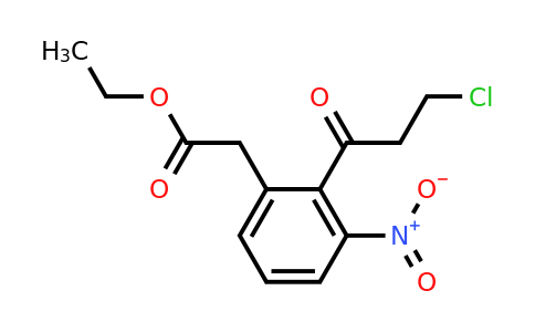 1806659-34-6 | Ethyl 2-(3-chloropropanoyl)-3-nitrophenylacetate