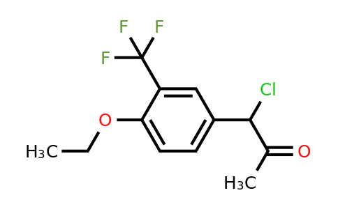 1806675-24-0 | 1-Chloro-1-(4-ethoxy-3-(trifluoromethyl)phenyl)propan-2-one