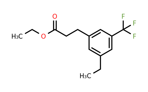 1806690-18-5 | 3-(3-etil-5-(trifluorometil)fenil)propanoato de etilo