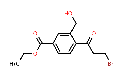 1806699-10-4 | Ethyl 4-(3-bromopropanoyl)-3-(hydroxymethyl)benzoate