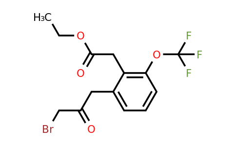 1806716-63-1 | Ethyl 2-(3-bromo-2-oxopropyl)-6-(trifluoromethoxy)phenylacetate