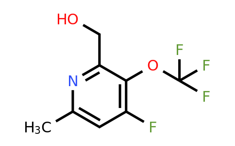 1806719-16-3 | 4-Fluoro-6-methyl-3-(trifluoromethoxy)pyridine-2-methanol