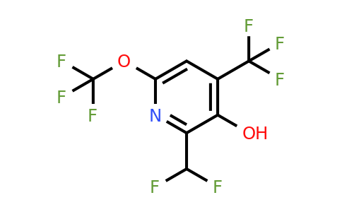 1806724-38-8 | 2-(Difluoromethyl)-3-hydroxy-6-(trifluoromethoxy)-4-(trifluoromethyl)pyridine