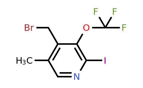1806724-75-3 | 4-(Bromomethyl)-2-iodo-5-methyl-3-(trifluoromethoxy)pyridine
