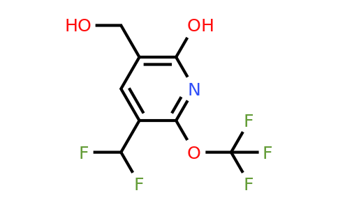 1806727-91-2 | 3-(Difluoromethyl)-6-hydroxy-2-(trifluoromethoxy)pyridine-5-methanol