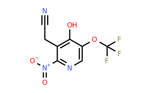 1806740-76-0 | 4-Hydroxy-2-nitro-5-(trifluoromethoxy)pyridine-3-acetonitrile