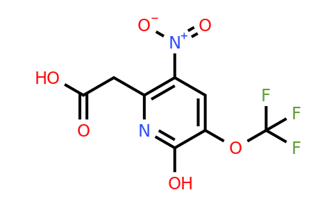 1806743-83-8 | 2-Hydroxy-5-nitro-3-(trifluoromethoxy)pyridine-6-acetic acid
