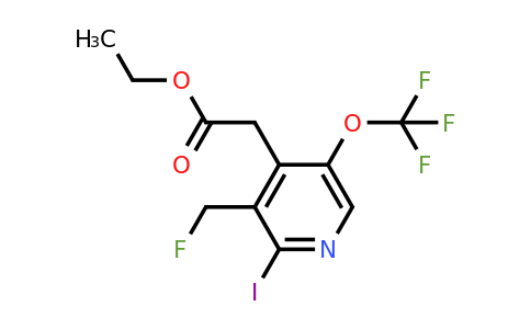 1806746-75-7 | Ethyl 3-(fluoromethyl)-2-iodo-5-(trifluoromethoxy)pyridine-4-acetate