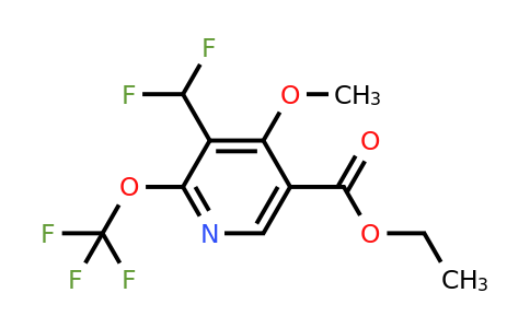 1806750-34-4 | Ethyl 3-(difluoromethyl)-4-methoxy-2-(trifluoromethoxy)pyridine-5-carboxylate
