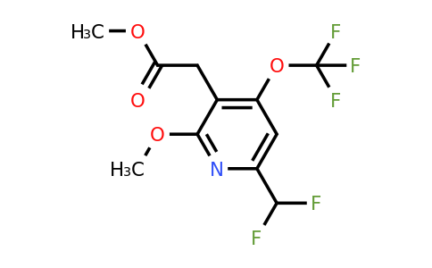 1806751-07-4 | Methyl 6-(difluoromethyl)-2-methoxy-4-(trifluoromethoxy)pyridine-3-acetate