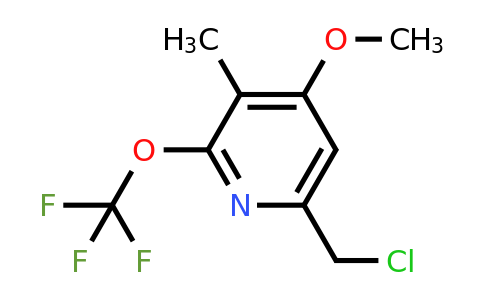 1806753-67-2 | 6-(Chloromethyl)-4-methoxy-3-methyl-2-(trifluoromethoxy)pyridine