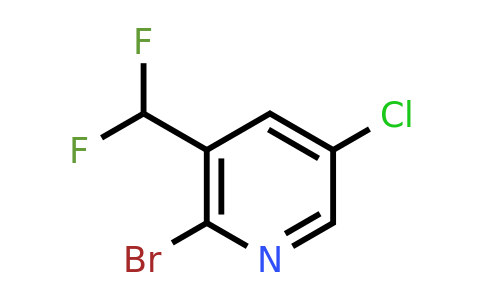 1806763-06-3 | 2-Bromo-5-chloro-3-(difluoromethyl)pyridine