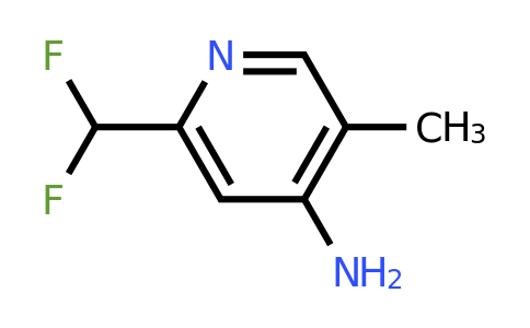 1806785-33-0 | 4-Amino-2-(difluoromethyl)-5-methylpyridine