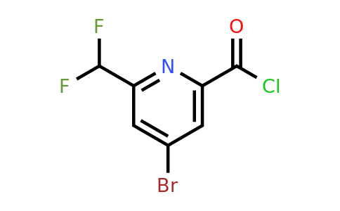 1806786-28-6 | 4-Bromo-2-(difluoromethyl)pyridine-6-carbonyl chloride