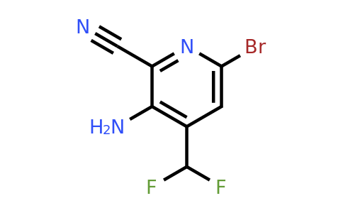 1806788-52-2 | 3-Amino-6-bromo-2-cyano-4-(difluoromethyl)pyridine