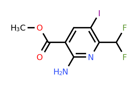 1806790-28-2 | Methyl 2-amino-6-(difluoromethyl)-5-iodopyridine-3-carboxylate