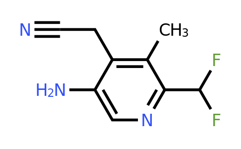 1806800-76-9 | 5-Amino-2-(difluorometil)-3-metilpiridina-4-acetonitrilo