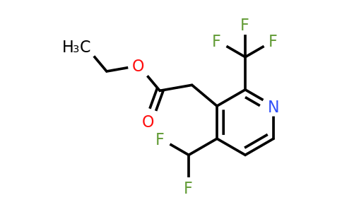 1806809-47-1 | Ethyl 4-(difluoromethyl)-2-(trifluoromethyl)pyridine-3-acetate