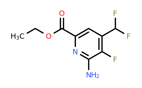 1806812-12-3 | Ethyl 2-amino-4-(difluoromethyl)-3-fluoropyridine-6-carboxylate