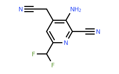 1806812-78-1 | 3-Amino-2-cyano-6-(difluoromethyl)pyridine-4-acetonitrile