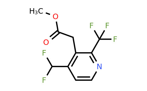 1806815-53-1 | Methyl 4-(difluoromethyl)-2-(trifluoromethyl)pyridine-3-acetate
