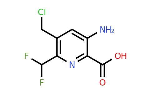 1806818-64-3 | Ácido 3-amino-5-(clorometil)-6-(difluorometil)piridina-2-carboxílico