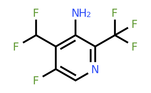 1806831-59-3 | 3-Amino-4-(difluoromethyl)-5-fluoro-2-(trifluoromethyl)pyridine