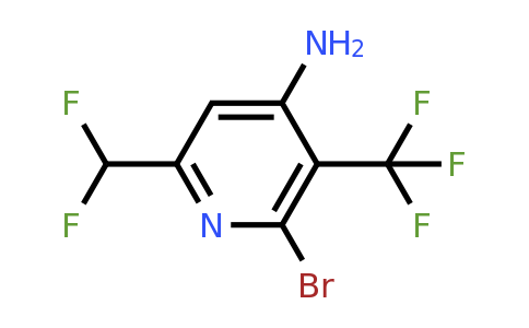 1806835-95-9 | 4-Amino-2-bromo-6-(difluoromethyl)-3-(trifluoromethyl)pyridine