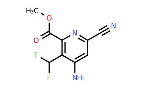 1806837-80-8 | Methyl 4-amino-6-cyano-3-(difluoromethyl)pyridine-2-carboxylate