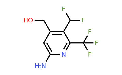 1806843-99-1 | 6-Amino-3-(difluoromethyl)-2-(trifluoromethyl)pyridine-4-methanol