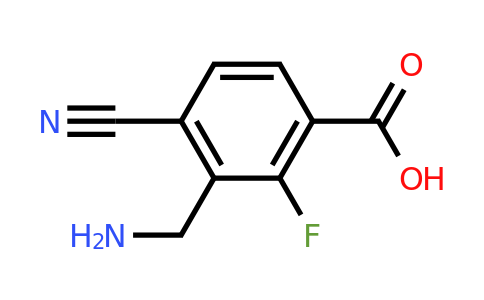 1806856-15-4 | 3-Aminomethyl-4-cyano-2-fluorobenzoic acid