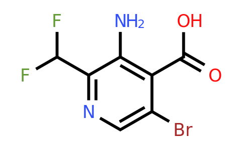 1806888-90-3 | 3-Amino-5-bromo-2-(difluoromethyl)pyridine-4-carboxylic acid