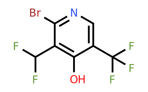 1806908-00-8 | 2-Bromo-3-(difluorometil)-4-hidroxi-5-(trifluorometil)piridina