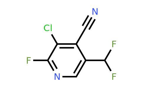 1806914-75-9 | 3-Chloro-4-cyano-5-(difluoromethyl)-2-fluoropyridine