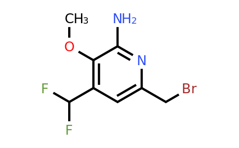 1806917-37-2 | 2-Amino-6-(bromomethyl)-4-(difluoromethyl)-3-methoxypyridine