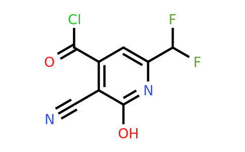 1806948-90-2 | 3-Cyano-6-(difluoromethyl)-2-hydroxypyridine-4-carbonyl chloride