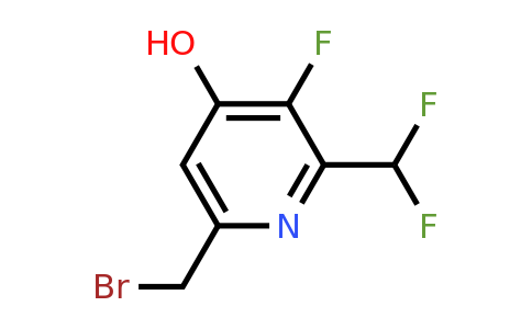 1806963-87-0 | 6-(Bromomethyl)-2-(difluoromethyl)-3-fluoro-4-hydroxypyridine