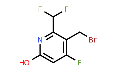 1806964-28-2 | 3-(Bromomethyl)-2-(difluoromethyl)-4-fluoro-6-hydroxypyridine